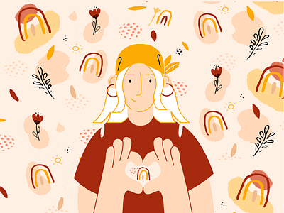 💛 I love it 💛 2d 2dillustration adobe illustrator app illustration character characterdesign flat flat illustration illustration procreate vector vectorart vectornator