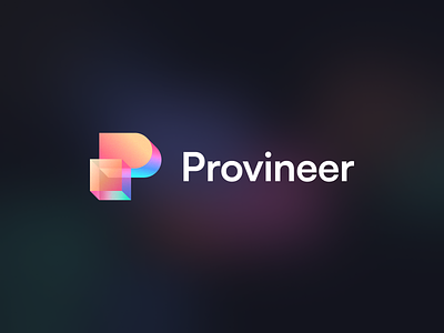 Provineer Brand Identity 3d blockchain brand branding clean crypto design icon identity isometric logo logomark minimal nft ui web3