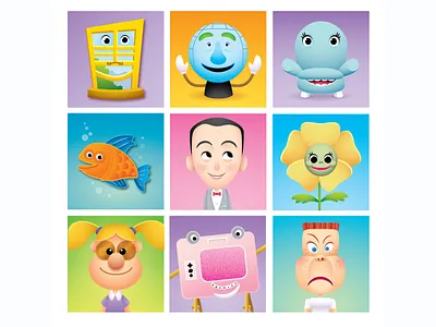 The Playhouse adobe illustrator character design cute illustration jerrod maruyama kawaii vector