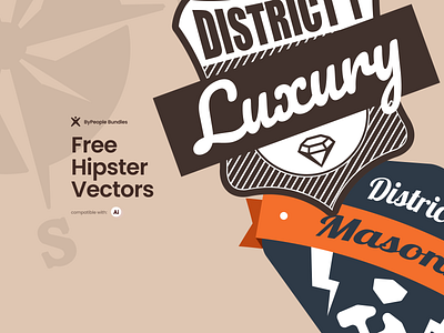 Free Hipster Vector download free freebie hipster icon icons logo logotype retro vector vintage