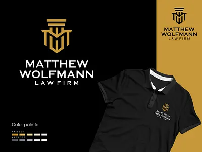 law firm LOGO branding fiverrgigs law firm logo monogram logo