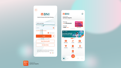 BNI Mobile Banking App Re-Design app banking design dribbble expenses figma financial app illustration income mobile app mobile banking app ui uidesign ux uxdesign