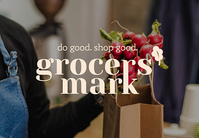 Grocer's Mark branding design graphic graphic design logo vector