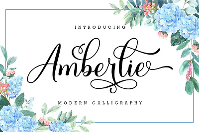 Amberlie design illustration logo modern modern calligraphy ui wedding