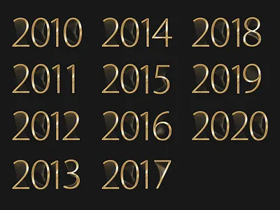 black gold font design icon ui ux 涂鸦小p