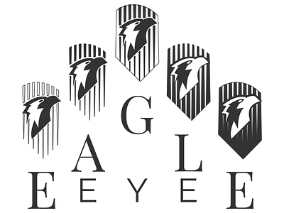 Eagle Eye branding design emblem logo flat design graphic design lettermark letters logo logo design mascot design typography vector