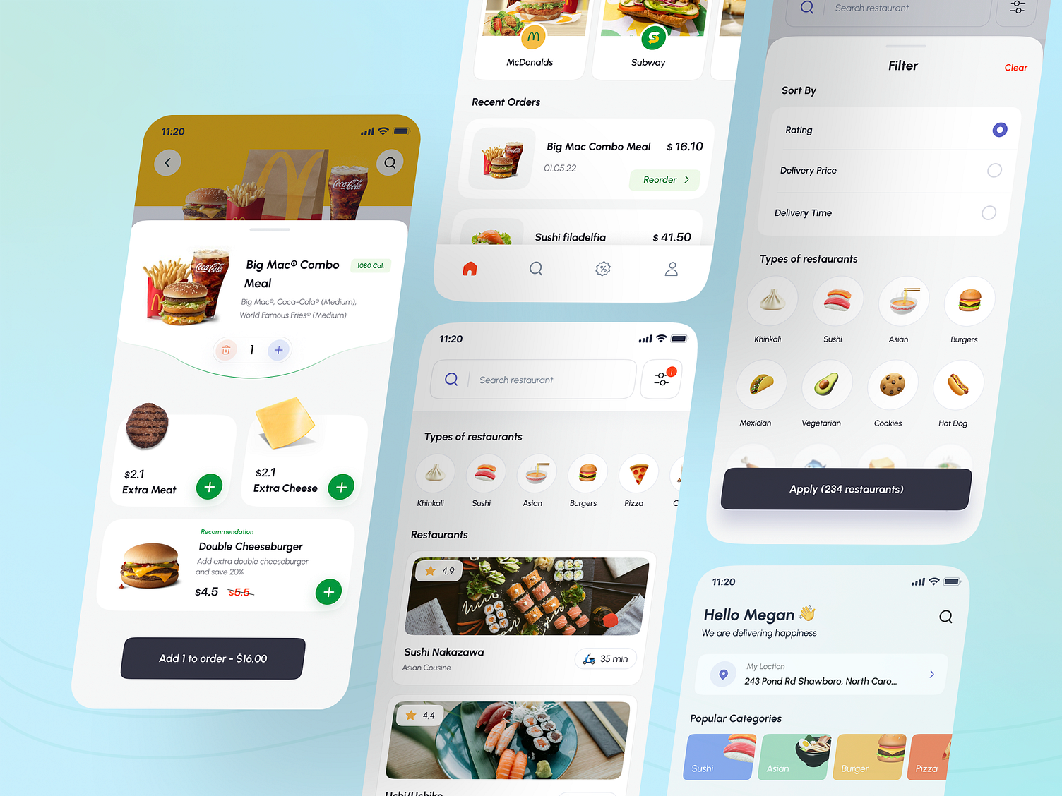 Food Delivery App - Case Study by Lasha Monaselidze on Dribbble