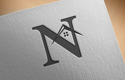 N real estet logo best real estet logo branding design graphic design icon illustration logo logodesign minimal