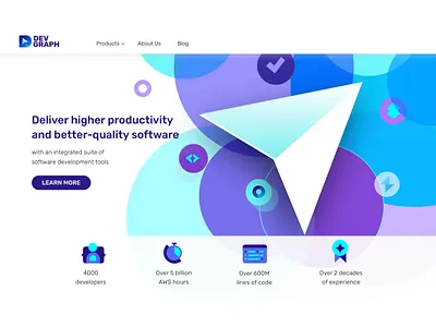DevGraph - Development Tools brand language content design identity productdesign productivity revamp webdesign website