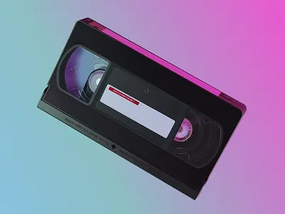 VHS Illustration figma gradient illustration vhs