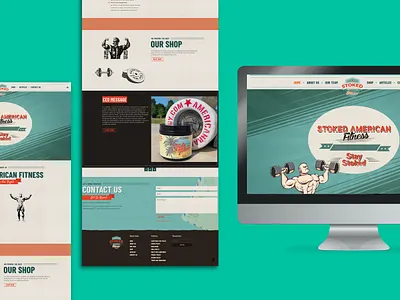 Stoked American Fitness - Website