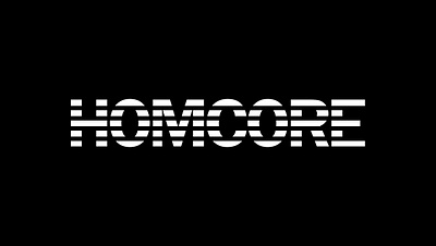 HOMCORE hellopanos lines logo music typography