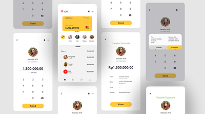 M-Banking App mobile uidesign uiux uxdesign