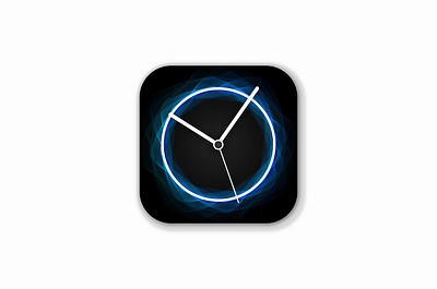 Analog Alarm App Icon 3d alarm analog app app icon app icon design appicon blue design illustration illustrator vector