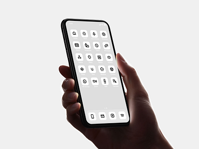 Minimalissimo iOS 14 Icon Set icon set ios ios 14 minimal widget