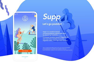 Supp design hybrid app icons illustration logo responsive sport sup ui ux