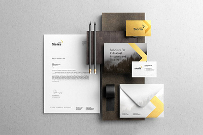 Sierra Stationery Design abstractlogo app branding design illustration logo mark ui ux vector