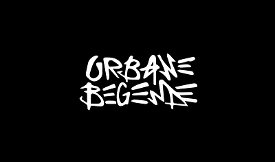 Urbane Begende animation black and white branding design graffiti graphic design logo logo animation logo design logotype motion design motion graphic motion graphics motion logo urban