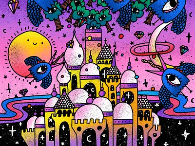 Cloud Tree Factory artist doodle doodleverse dreams illustration nft nft artist