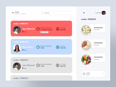 app delivery order app illustration ui ux website work