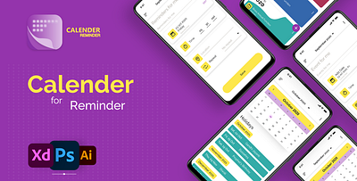 Calender for Reminder application dashboad design icon illustraion illustration ui ui design uiux vector