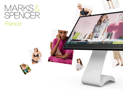 M&S France - Digital Kiosk design interactive design kiosk pop ui