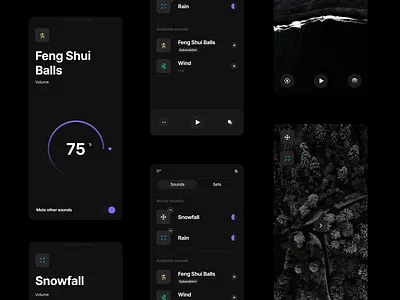 Sounds App Concept app ui concept darkmode figma mobile mobile app design mobile ui