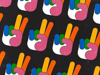 Peaces illustration peace peace sign retro