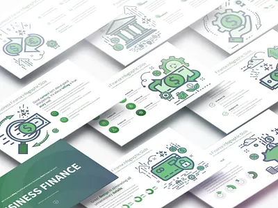 Business Finance - PowerPoint Infographics Slides bank benefits budget business cash cash back exchange finance financial function growth income increase money passive payment planning reward save system