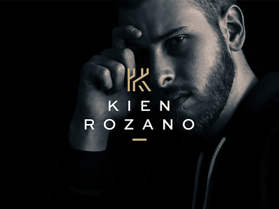 Kien Rozano branding character design fashion icon kr lettemark logo logogram luxury man monogra symbol vector