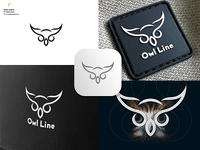 Owl Line Logo animal branding corporate branding design illustration logo logo animal logodesign owl vector