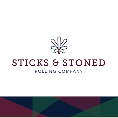 Stickes & Stoned Logo cannabis logo marijuana pre rolls