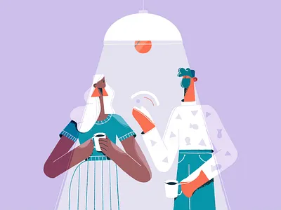 It's a CUPPA time adobe illustrator character character design character illustration coffee cup coffee illustration explainer video illustration line art procreate ui vector illustration