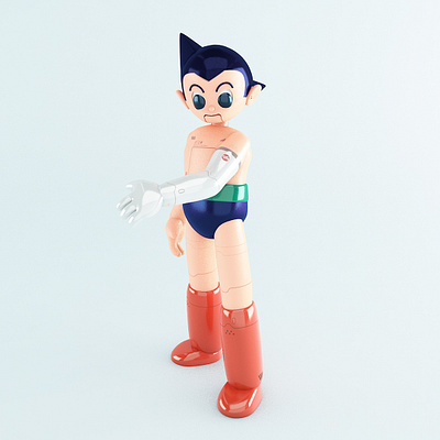 Tetsuwam ATOM/Astro Boy tribute 02 3d illustration 3d modelling android anime astro boy astroboy atom bjork characterdesign cinema4d cyberpunk fanart manga motion design osamu tezuka robot tribute