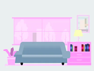 PEACEFUL PLACE art corona situation flat illustration graphic design illustration peaceful present moment vector