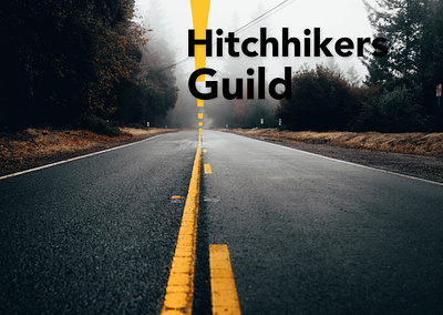 H - Hitchhikers Guild dailylogochallenge design excercise logo typography