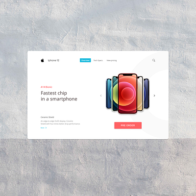 Iphone 12 webpage design behance design stockholm uxdesign ui ux uxdesign wahidsadiq web design