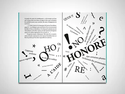 Book design - Prospérine Virgule-Point book book design design graphic design illustration layout typography
