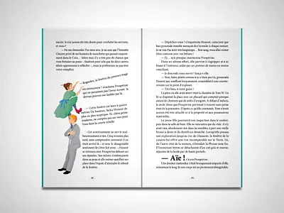 Book design - Prospérine Virgule-Point book book design design graphic design illustration layout typography
