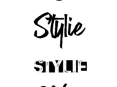 stylie logo type band logo design logo reggae type typography