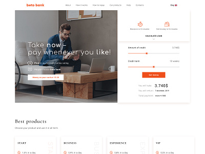Beto Bank bank banking banking website design finance minimal ui ux web website