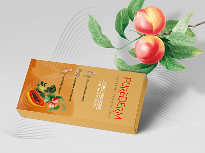 Package Design for Purederma 2d 2d art brand branding colorful design digital digital art fruits graphic design identity branding illustration mask mask package modern package package design vector