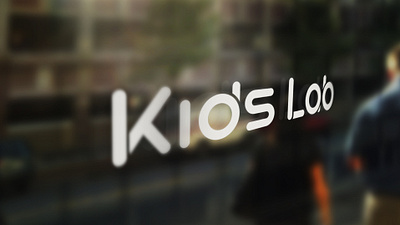 Kids Lab brand branddesign branding design illustration illustrator logo minimal typography vector