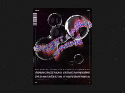 Hard Rock is...//Creative Poster branding concept creative dark description design gradient granularity graphic design illustration neon poster posters rock study ui ux vector website