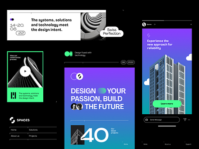 Spaces Architec Design System brand identity brand sign branding business halo halo lab identity logo logo design logotype marketing packaging startup