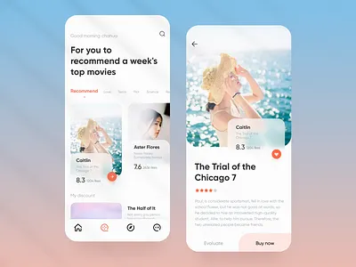 Movie App Design 2 ui uidesign