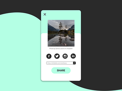 Daily UI 010 - Social Share dailyui dailyui010 dailyuichallenge socialmedia uidaily uidailychallenge