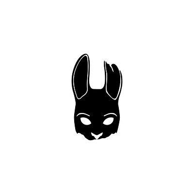 Huntress Mask anna art broken mask bunny dead dead by daylight design flat huntress icon illustration illustrator killer logo mask minimal rabbit the huntress vector video game