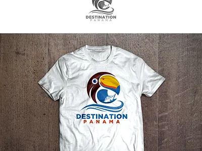 logo design destination panama animal bird design icon logo panama tshirt vector