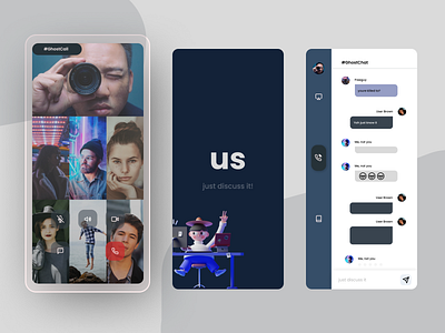 Chatapp design chat app design figma ui ux